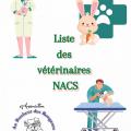 Liste des veterinaires nacs